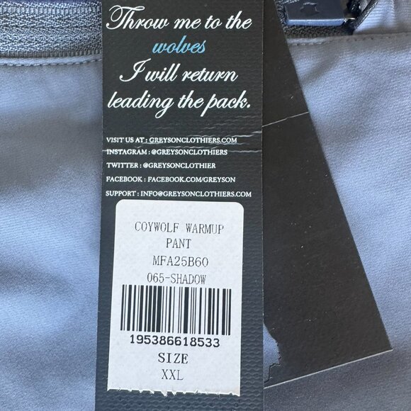 Greyson Mens Lightweight Drawstring Athletic Pant - Picture 2 of 6